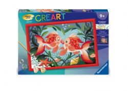 PEINTURE À NUMÉROS CREART RAVENSBURGER - POISSON AMOUREUX 18 X 24 CM